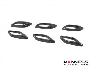 Maserati Levante Fender Vents Cover - Carbon Fiber - Italian Flag